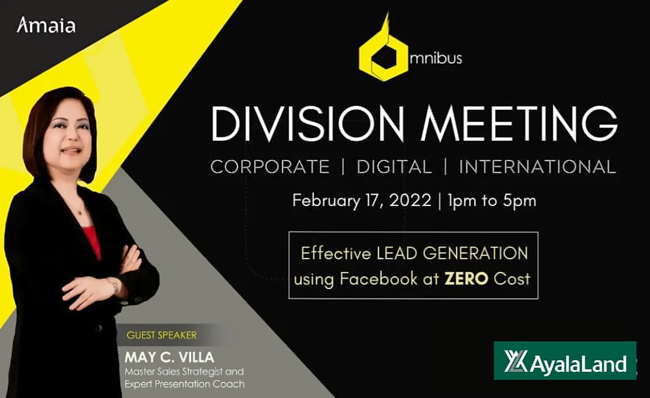 MCV speaking event poster
